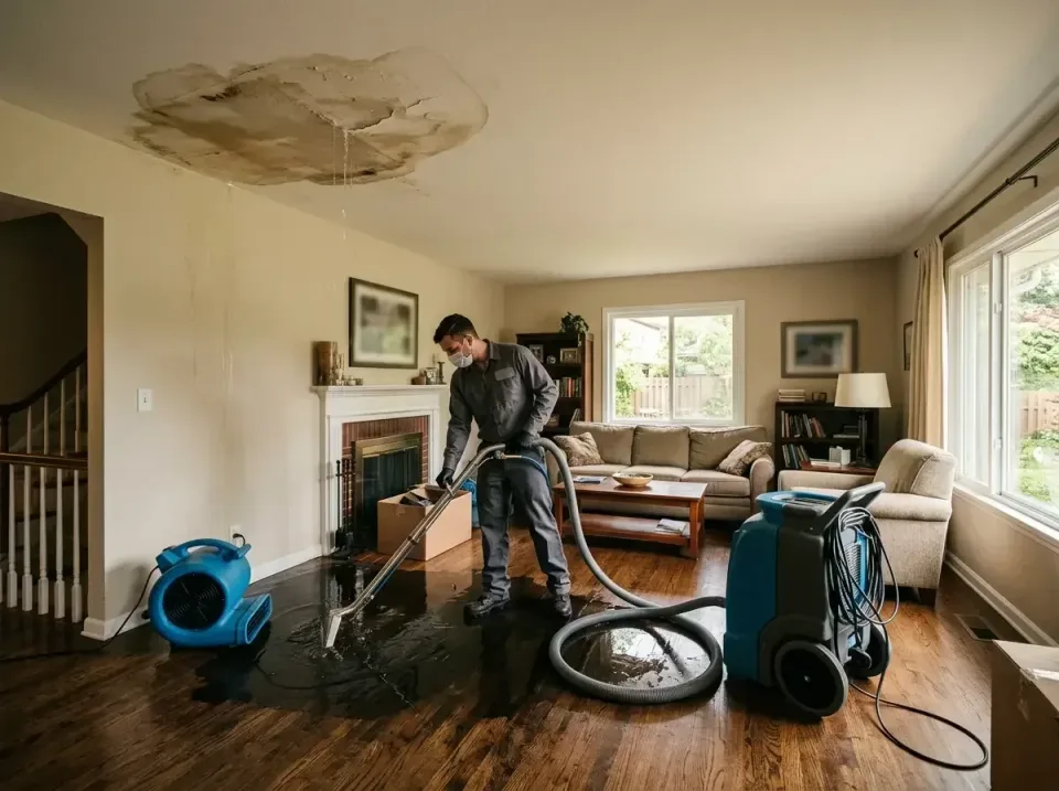 attic-pipe-burst-ceiling-drip-008 — frequently asked questions, Water Damage Restoration & Carpet Care in Edgewood, KY